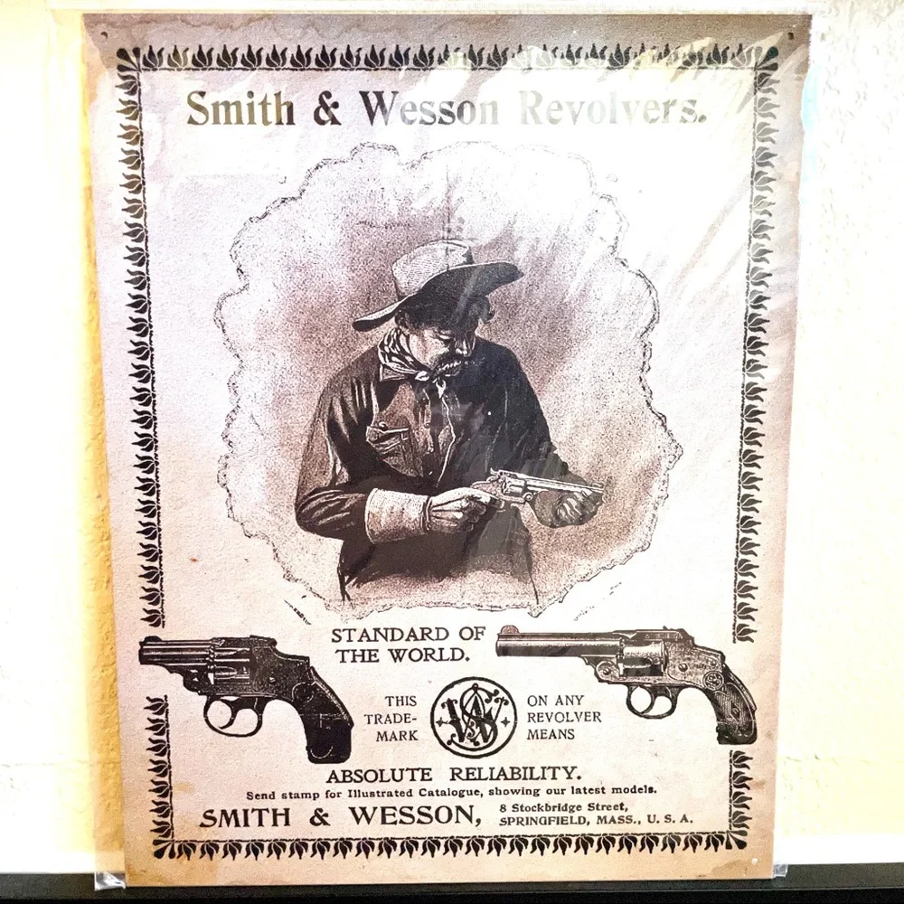 NEW Smith & Wesson Metal Sign